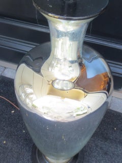 Mid-20th Century Mercury Glass Urn Lamp
