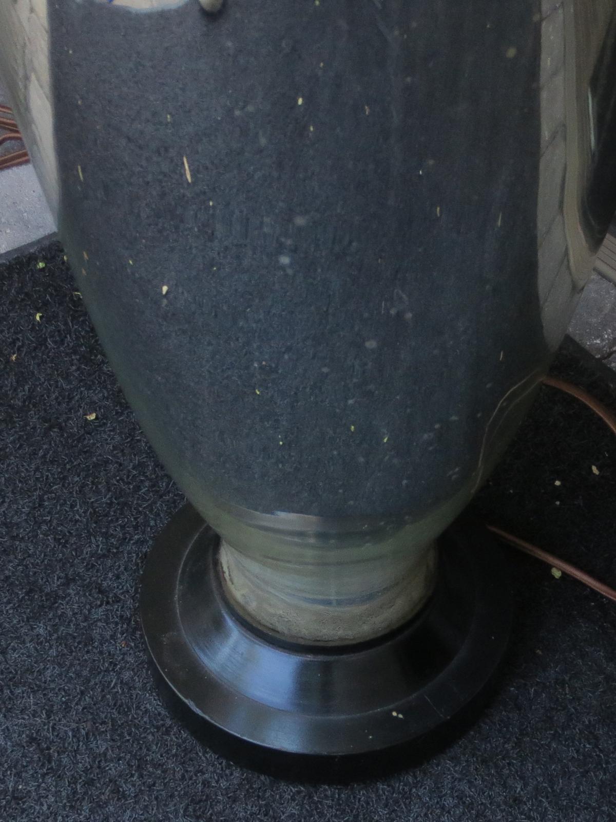 Mid-20th Century Mercury Glass Urn Lamp For Sale 1