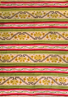 Vintage Mid 20th Century Mexican Zapotec Carpet ( 5'9" x 8' - 175 x 245 )