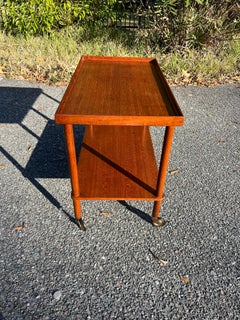 Mid 20th Century Mid-Century Borge Mogensen Style Danish Teak Bar Cart