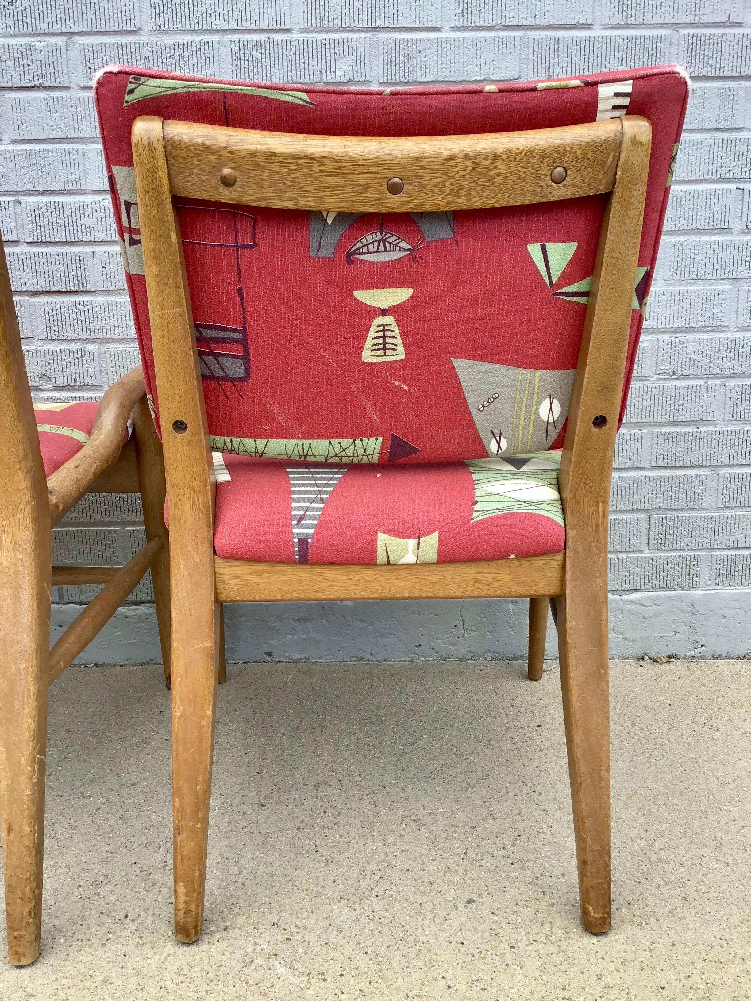 Mid 20th Century Mid Century Dining Chairs by John Keal, Set of 4 Bon état - En vente à Wheat Ridge, CO