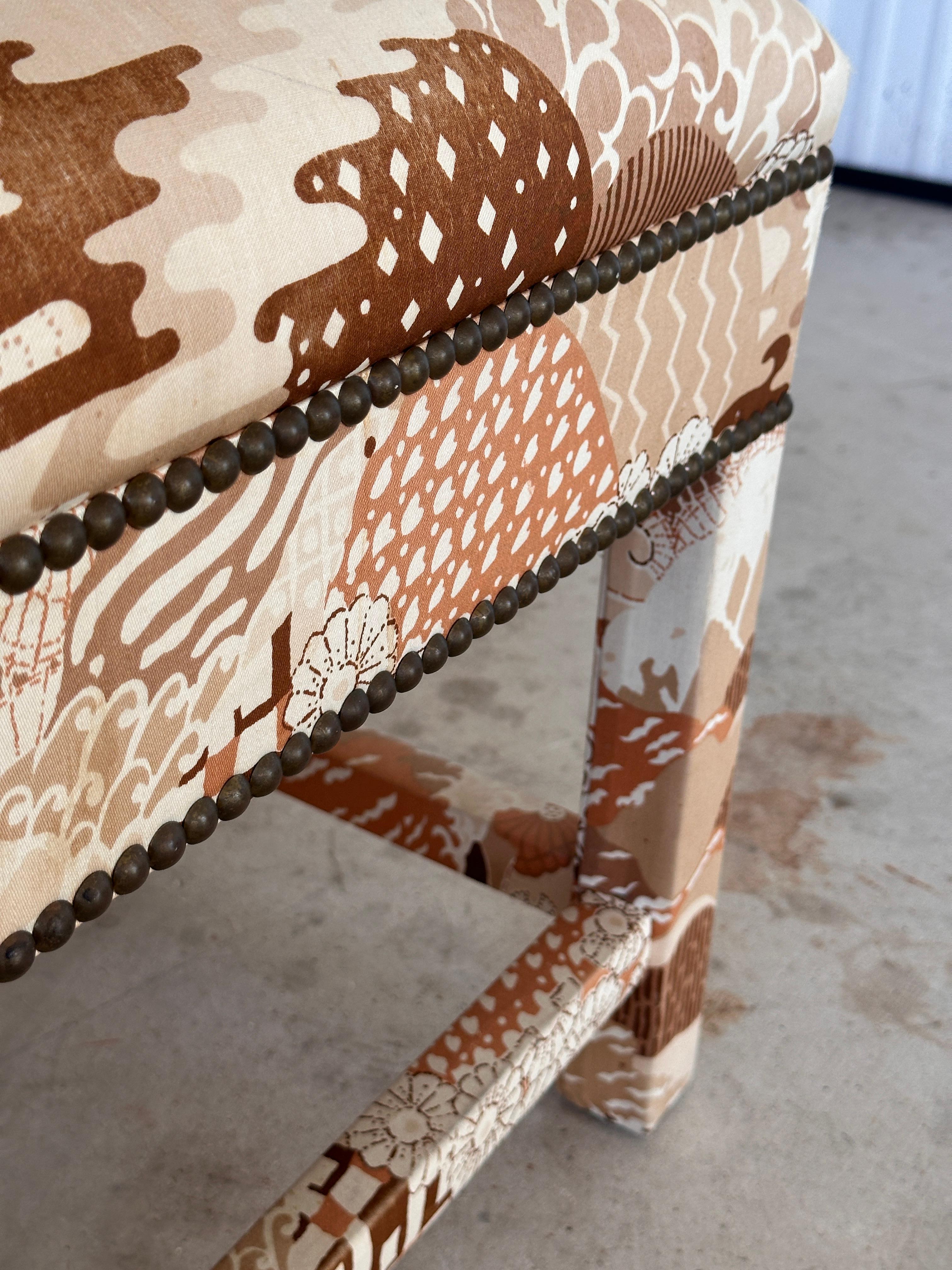 Mid-20th Century Milo Baughman Style Parsons Style Benches-Pair 6