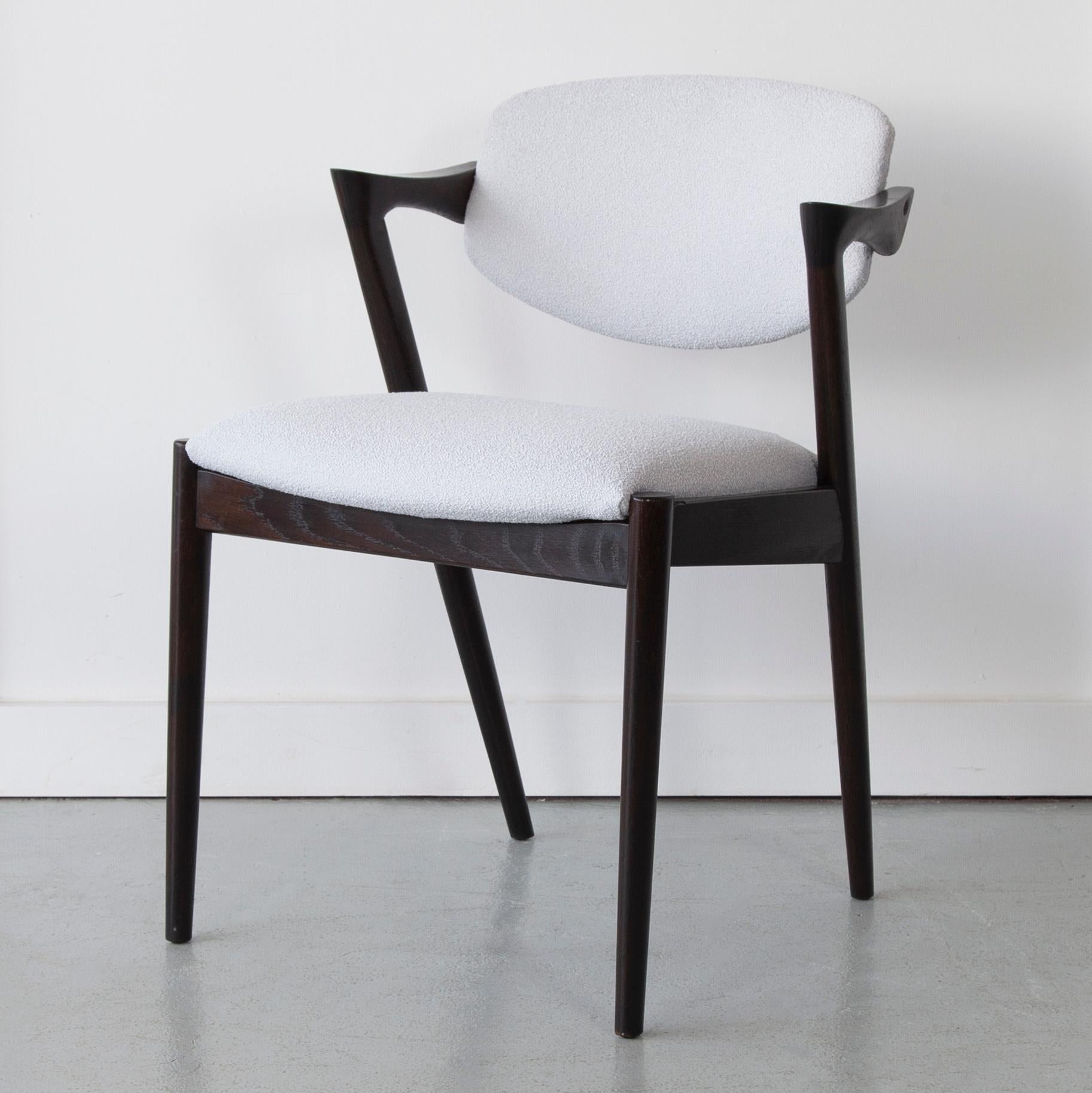 Mid-20th Century Model 42 Dining Chairs by Kai Kristiansen, Set of Six, Denmark 10