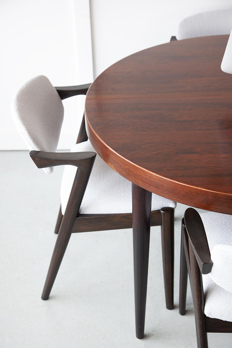 Mid-20th Century Model 42 Dining Chairs by Kai Kristiansen, Set of Six, Denmark 11