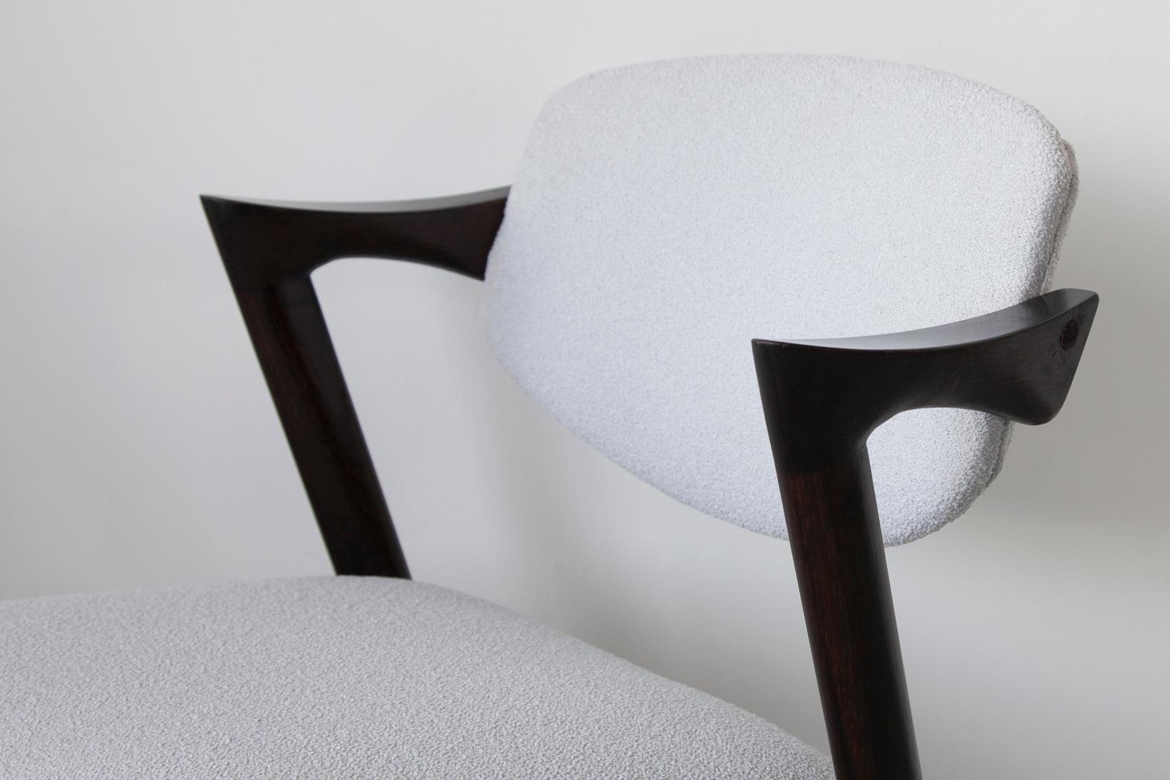 Mid-20th Century Model 42 Dining Chairs by Kai Kristiansen, Set of Six, Denmark 2