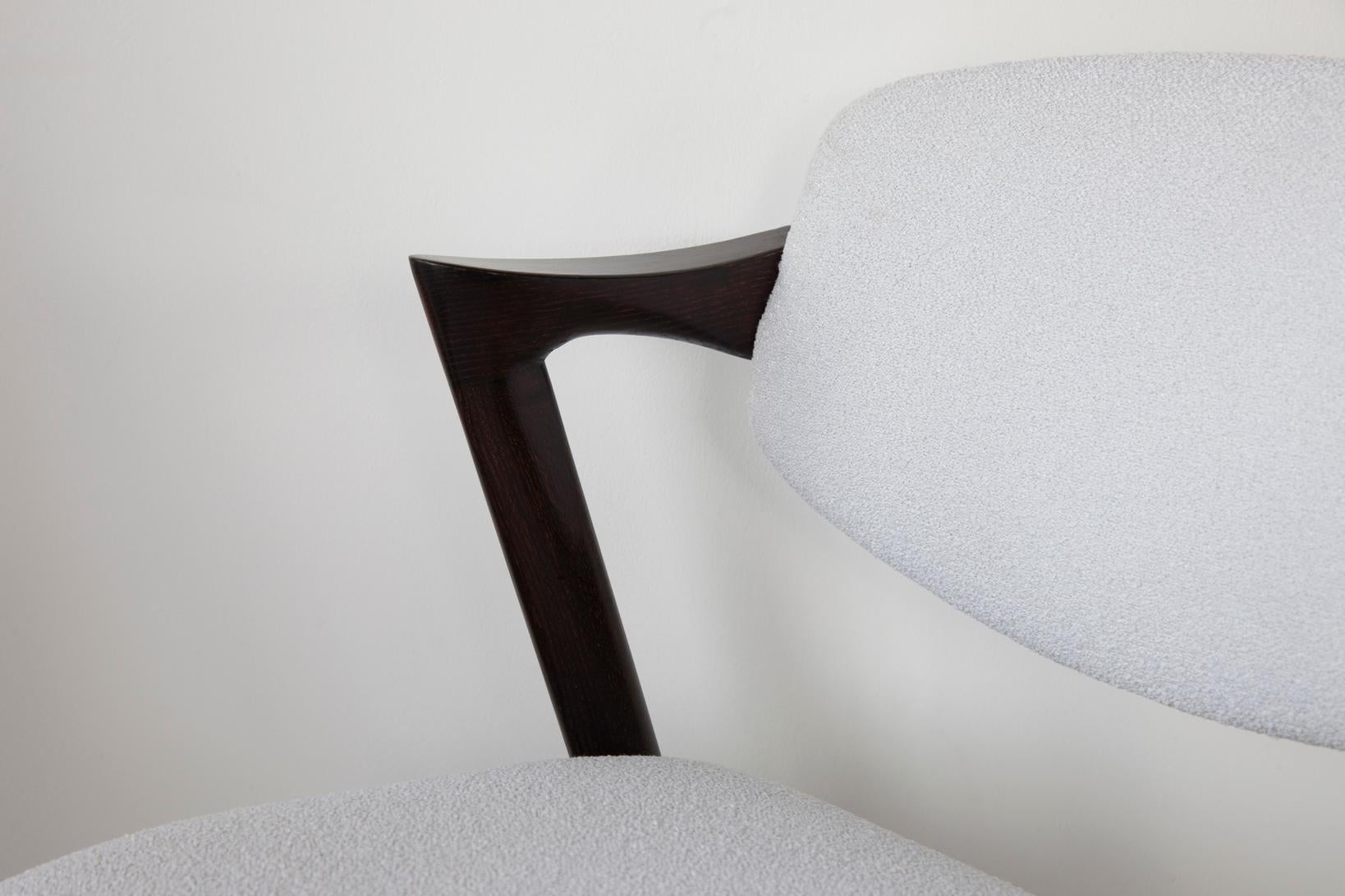 Mid-20th Century Model 42 Dining Chairs by Kai Kristiansen, Set of Six, Denmark 3