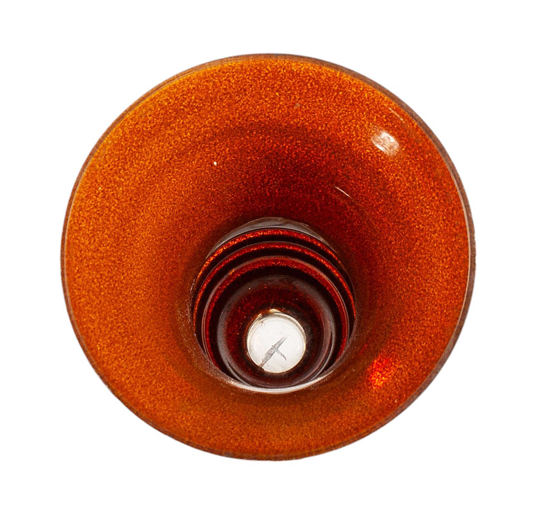 Vaso a tromba in vetro di Murano smaltato della metà del XX secolo, Italia In condizioni buone in vendita a North Miami, FL