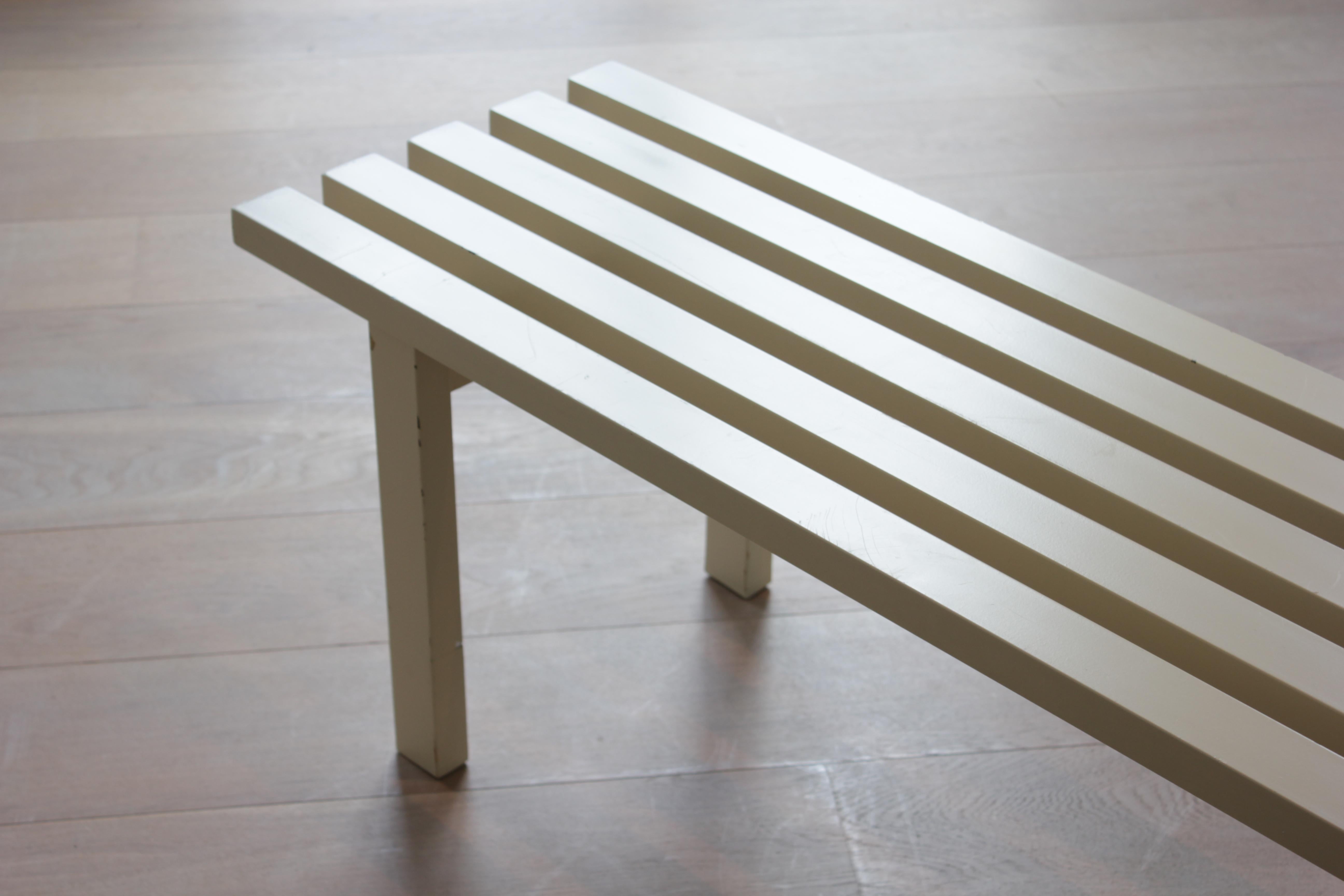 Mid 20th Century Modern Bench attributed to Martin Visser for 't Spectrum, 1960s For Sale 1