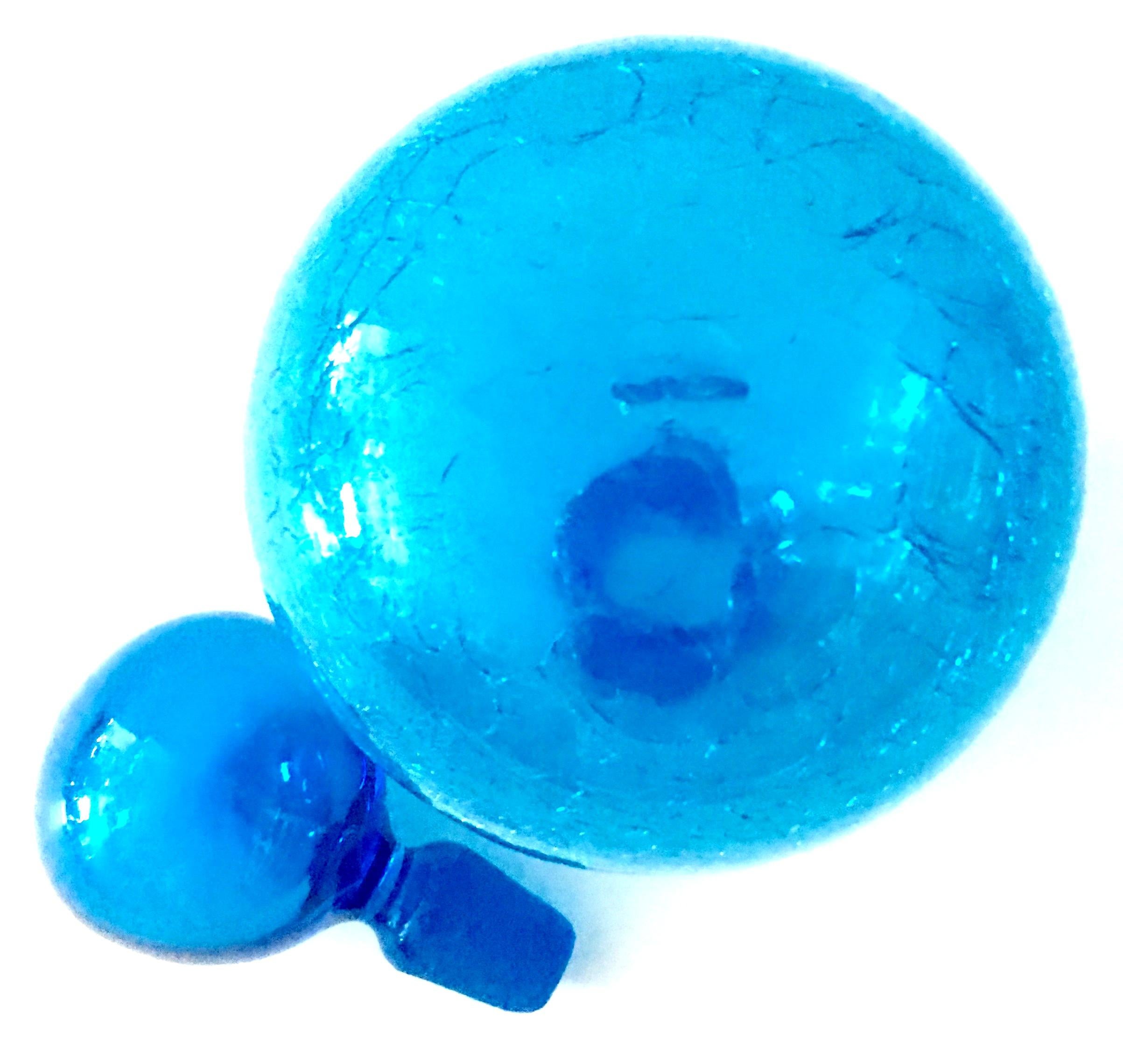 blenko blue glass decanter