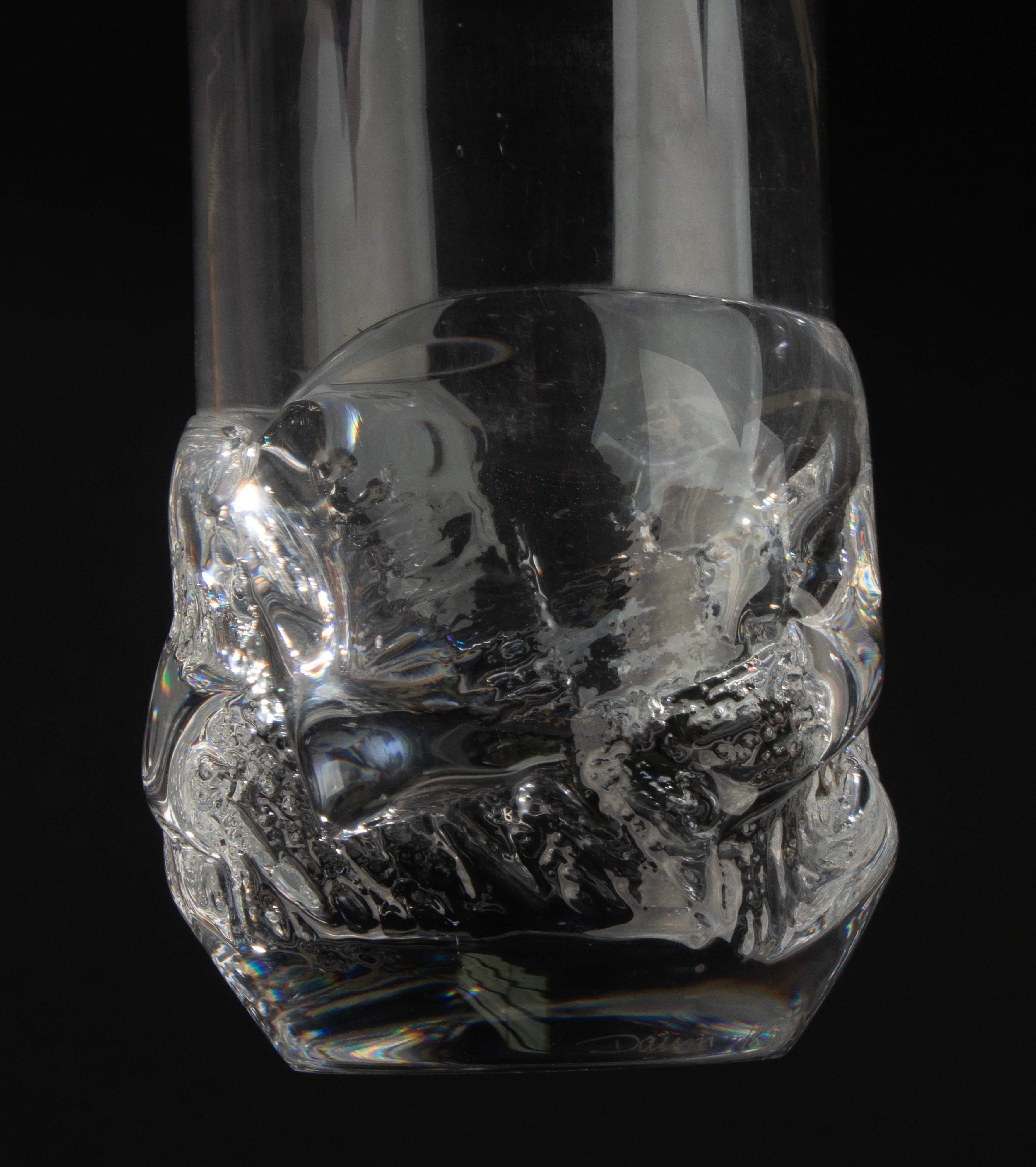 Vase en cristal moderne du milieu du 20e siècle - Daum - France  en vente 4