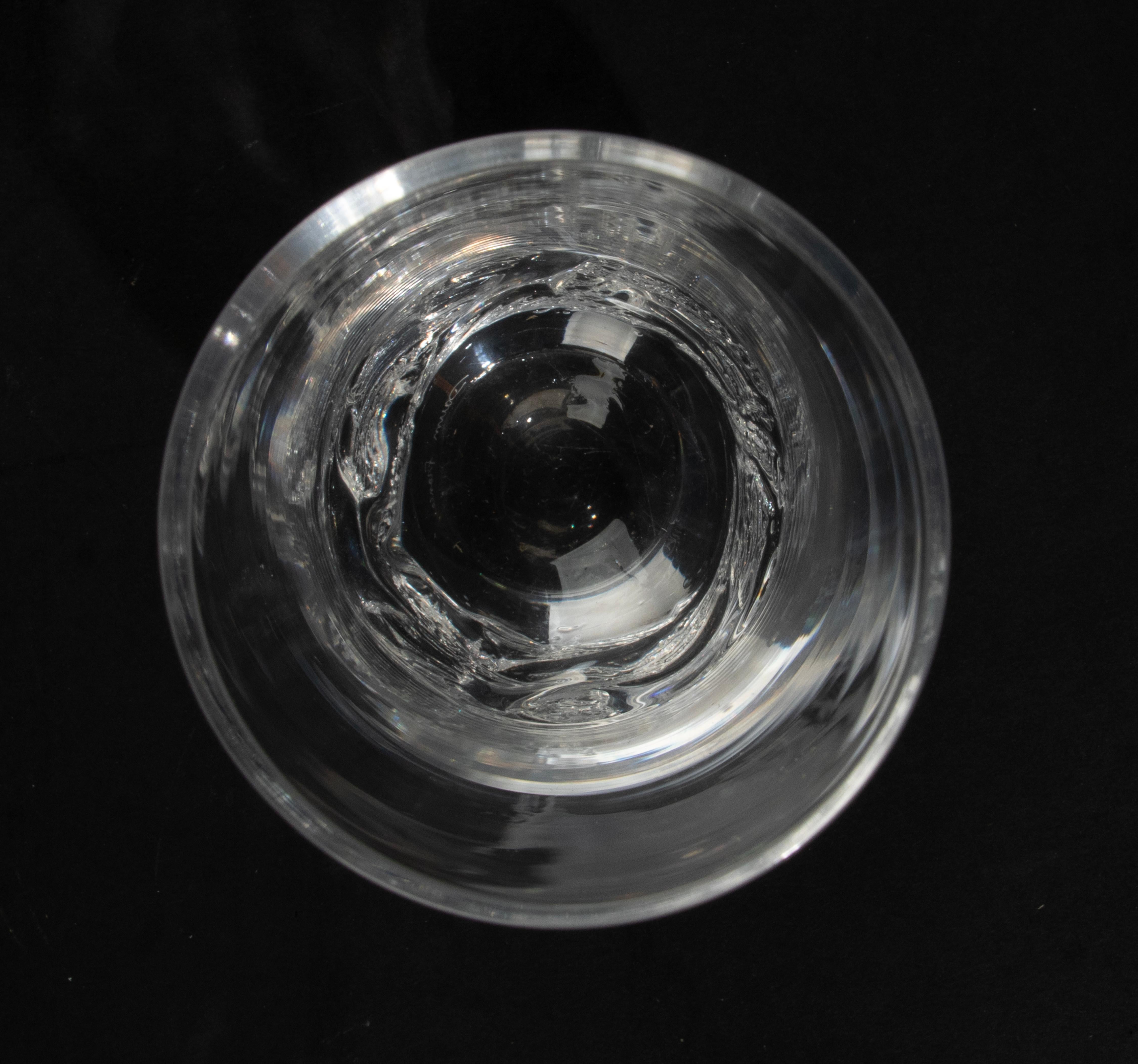 Vase en cristal moderne du milieu du 20e siècle - Daum - France  en vente 5