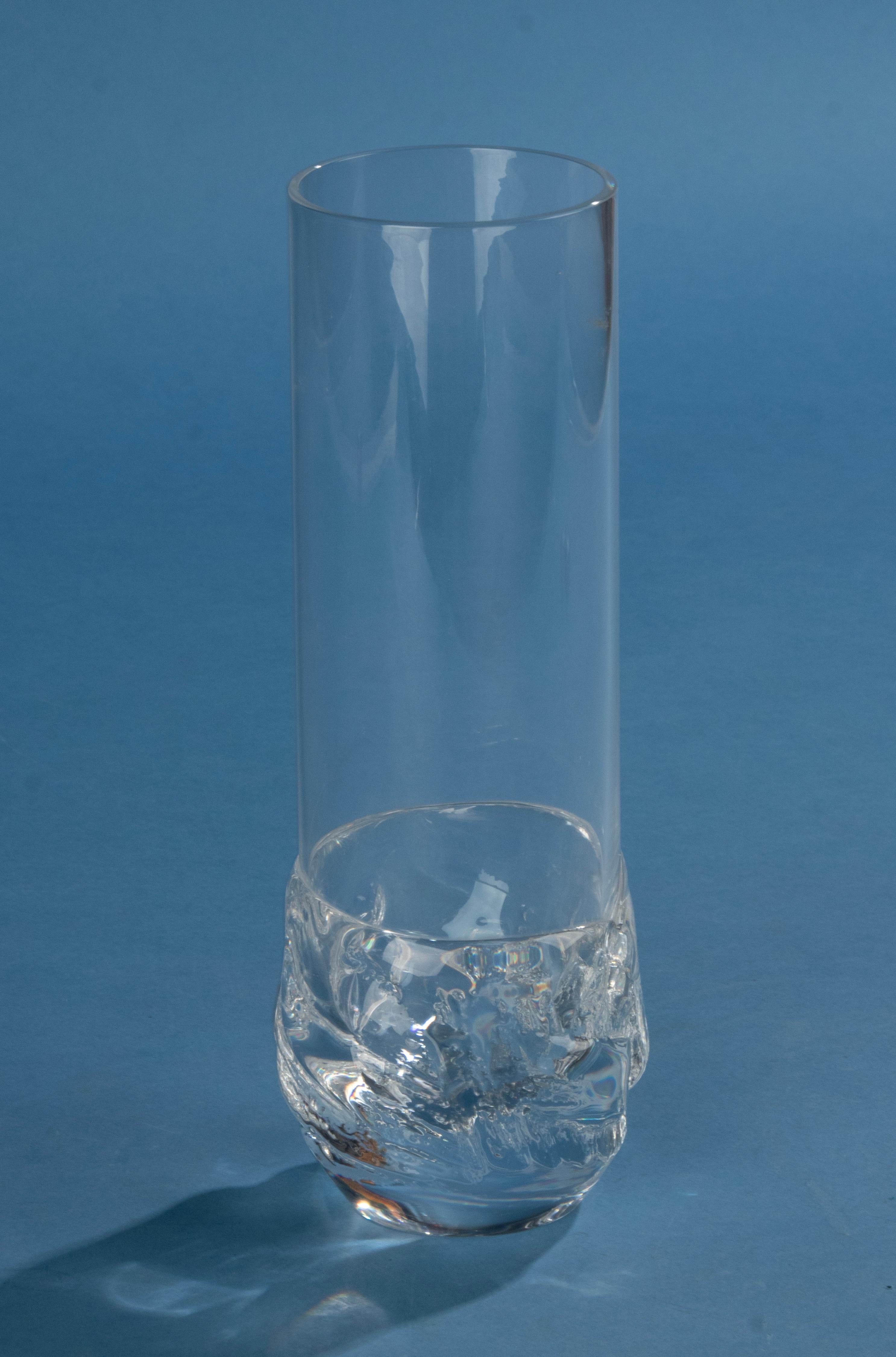 Cristal Vase en cristal moderne du milieu du 20e siècle - Daum - France  en vente