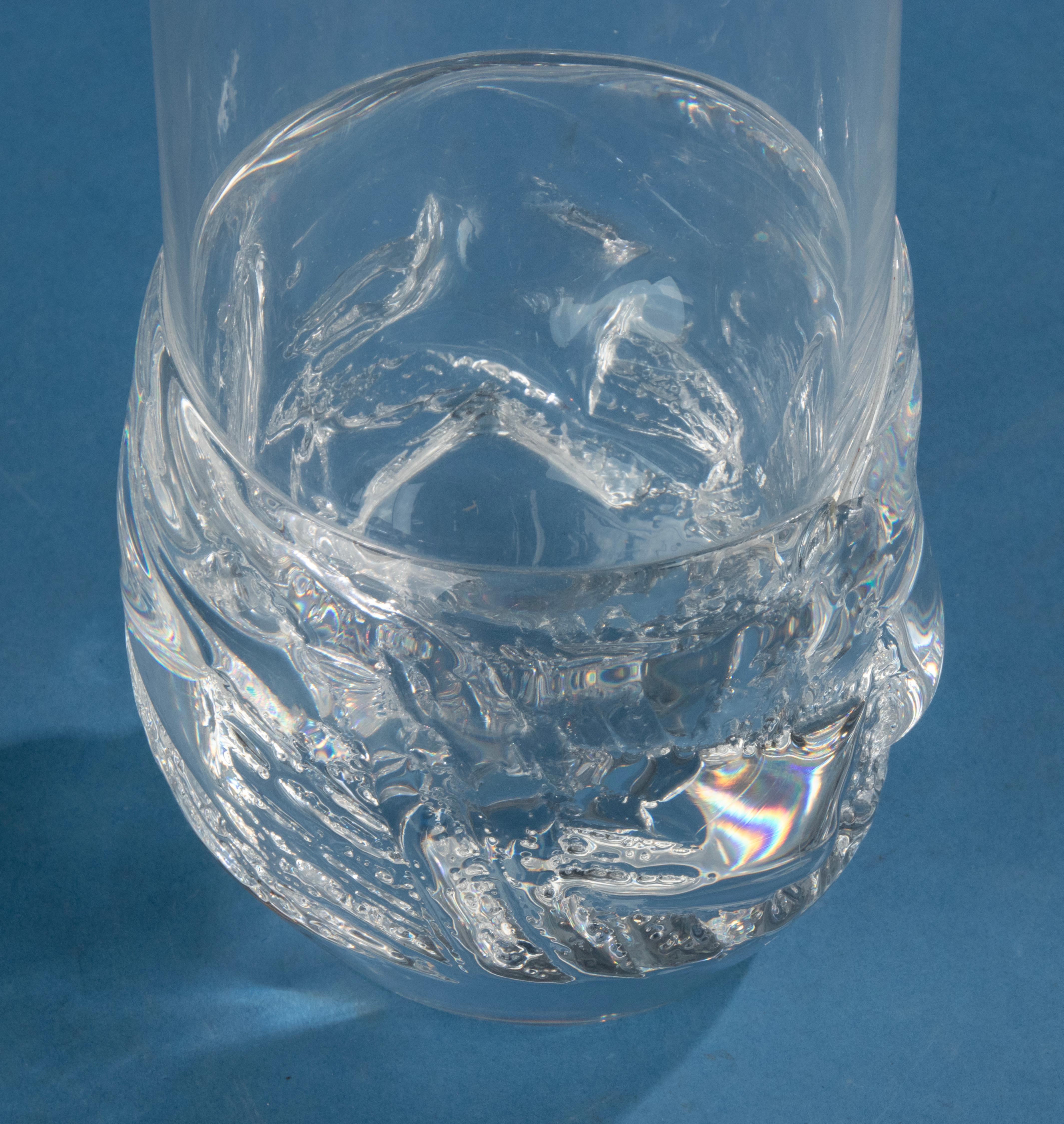 Vase en cristal moderne du milieu du 20e siècle - Daum - France  en vente 1
