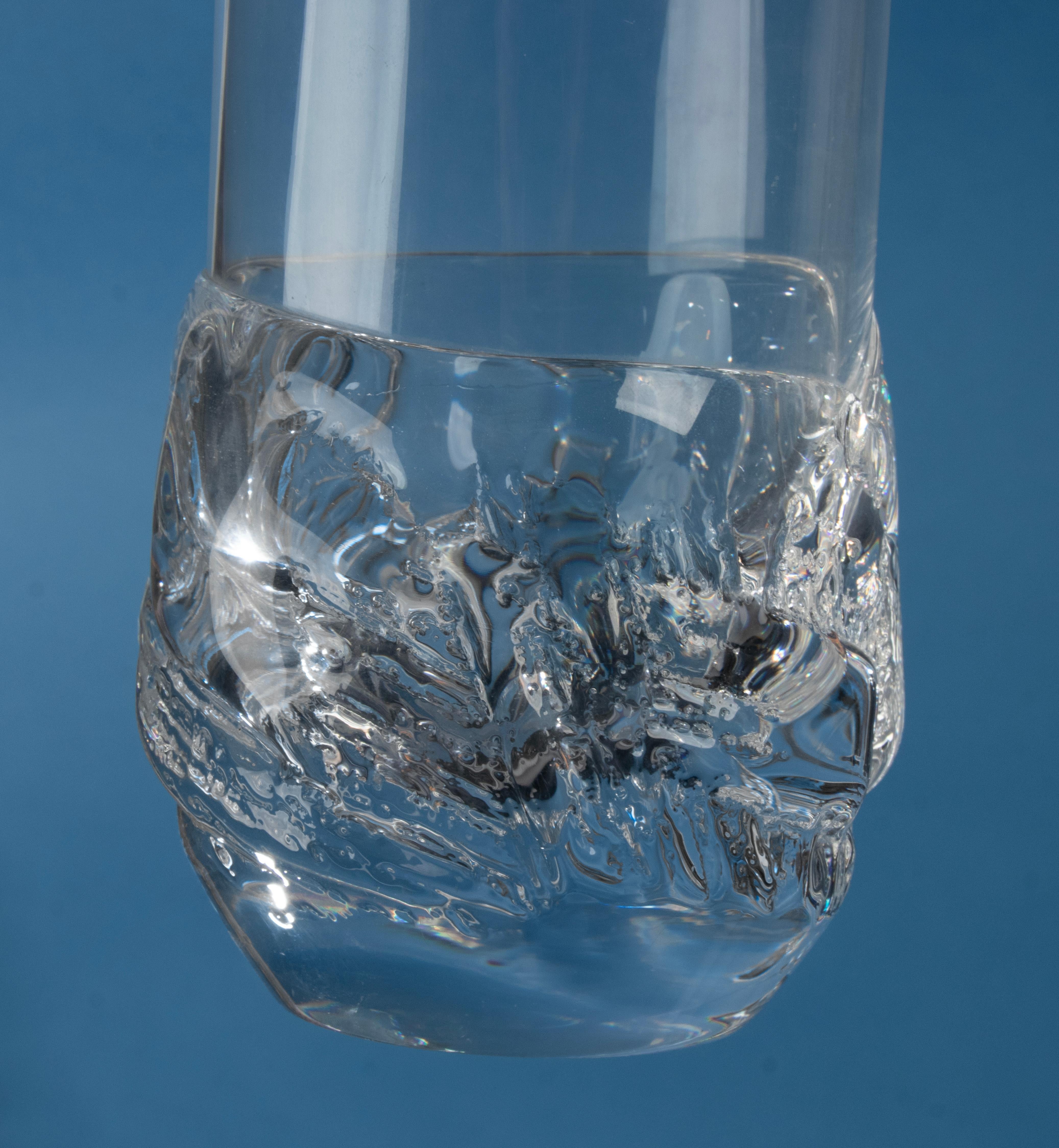 Vase en cristal moderne du milieu du 20e siècle - Daum - France  en vente 2