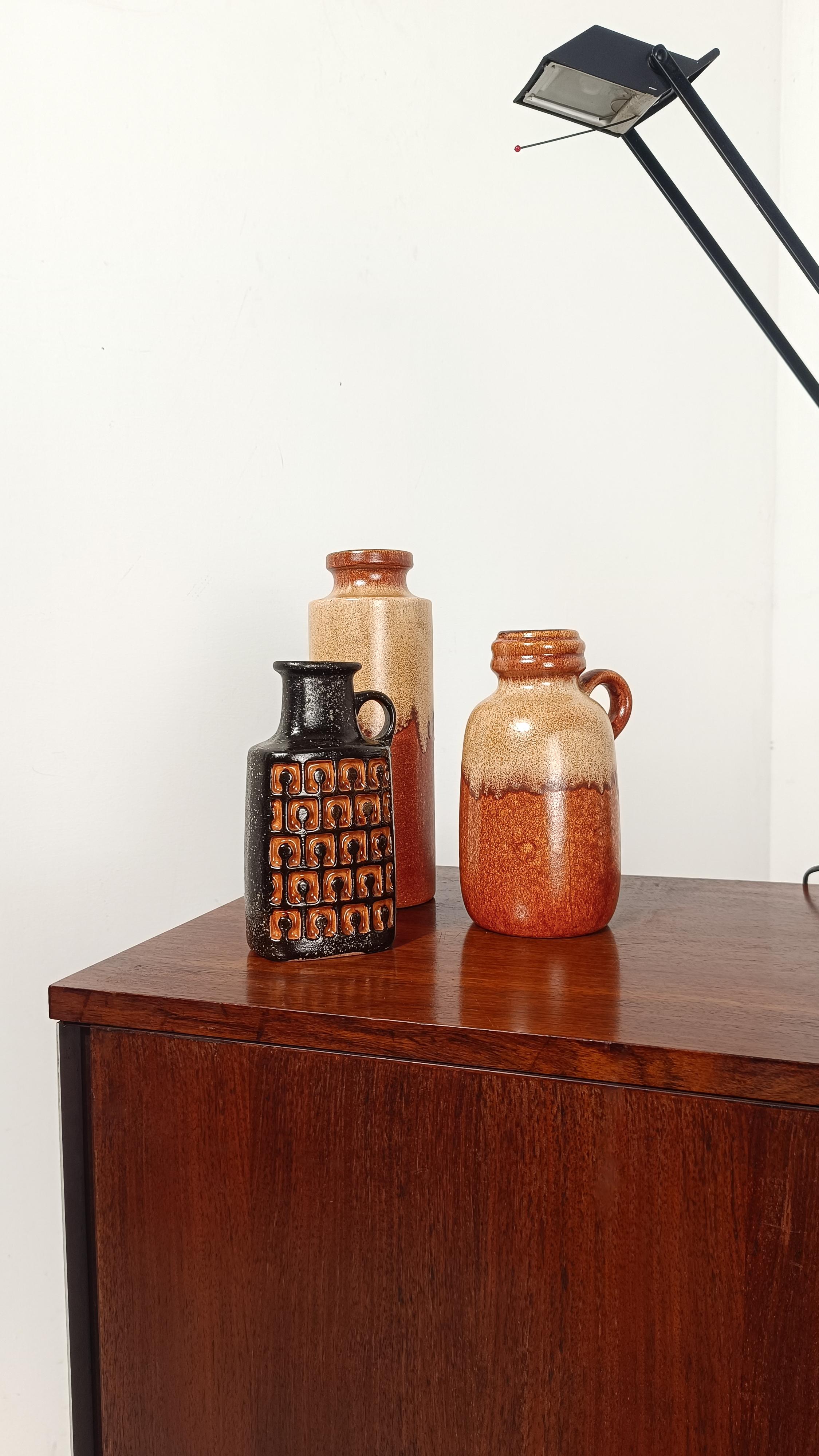 Moderne Fat Lava-Krugvase aus der Mitte des 20. Jahrhunderts von VEB Haldensleben, Westdeutschland (Deutsch) im Angebot