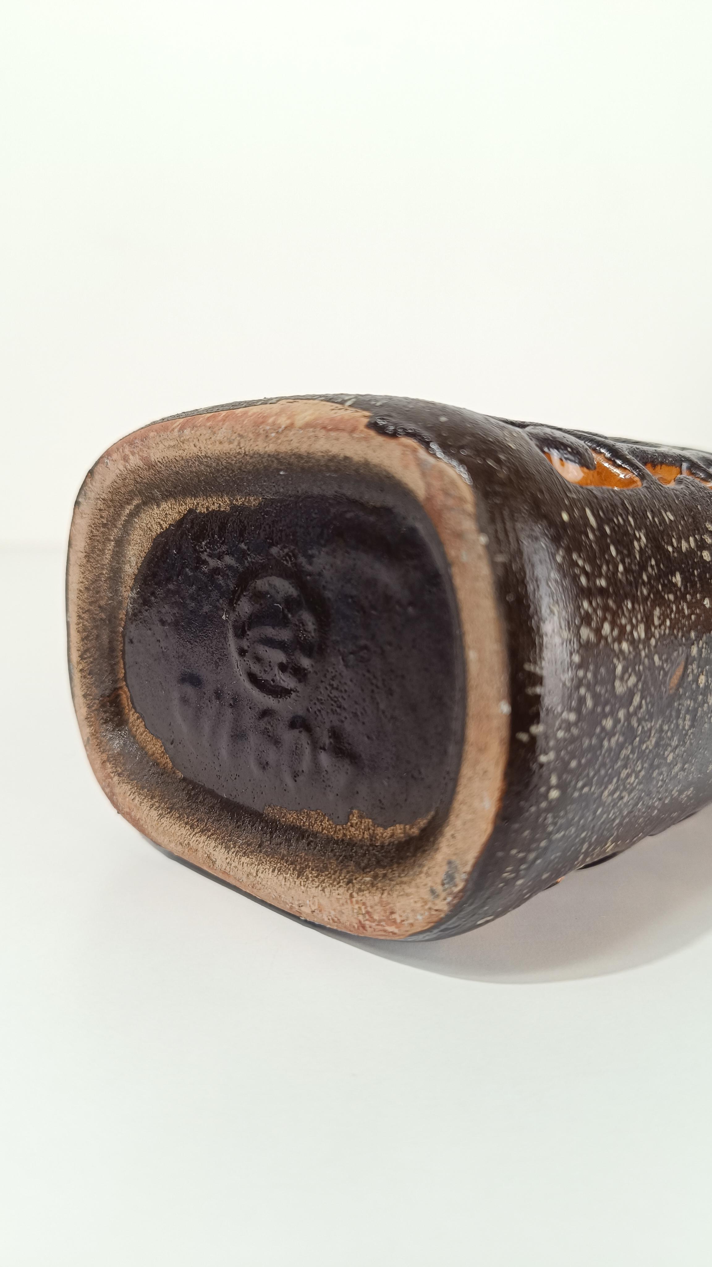 Moderne Fat Lava-Krugvase aus der Mitte des 20. Jahrhunderts von VEB Haldensleben, Westdeutschland im Angebot 3