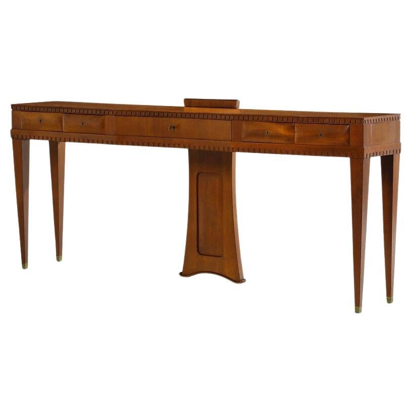 Mid-20th Century Modern Five drawers console by Mario Quarti, Italy 1940s For Sale