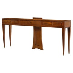 Mid-20th Century Modern Five drawers console by Mario Quarti, Italy 1940s
