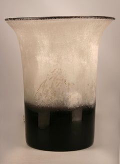 Mid-20th Century Modern Frosted Murano Glass Lamp/Vase by Italian A. Barbini