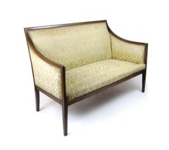 Mid-20th Century Modern Jean Michel-Frank Design Oak Settee by Comte, Argentina