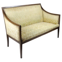 Mid-20th Century Modern Jean Michel-Frank Design Oak Settee by Comte, Argentina