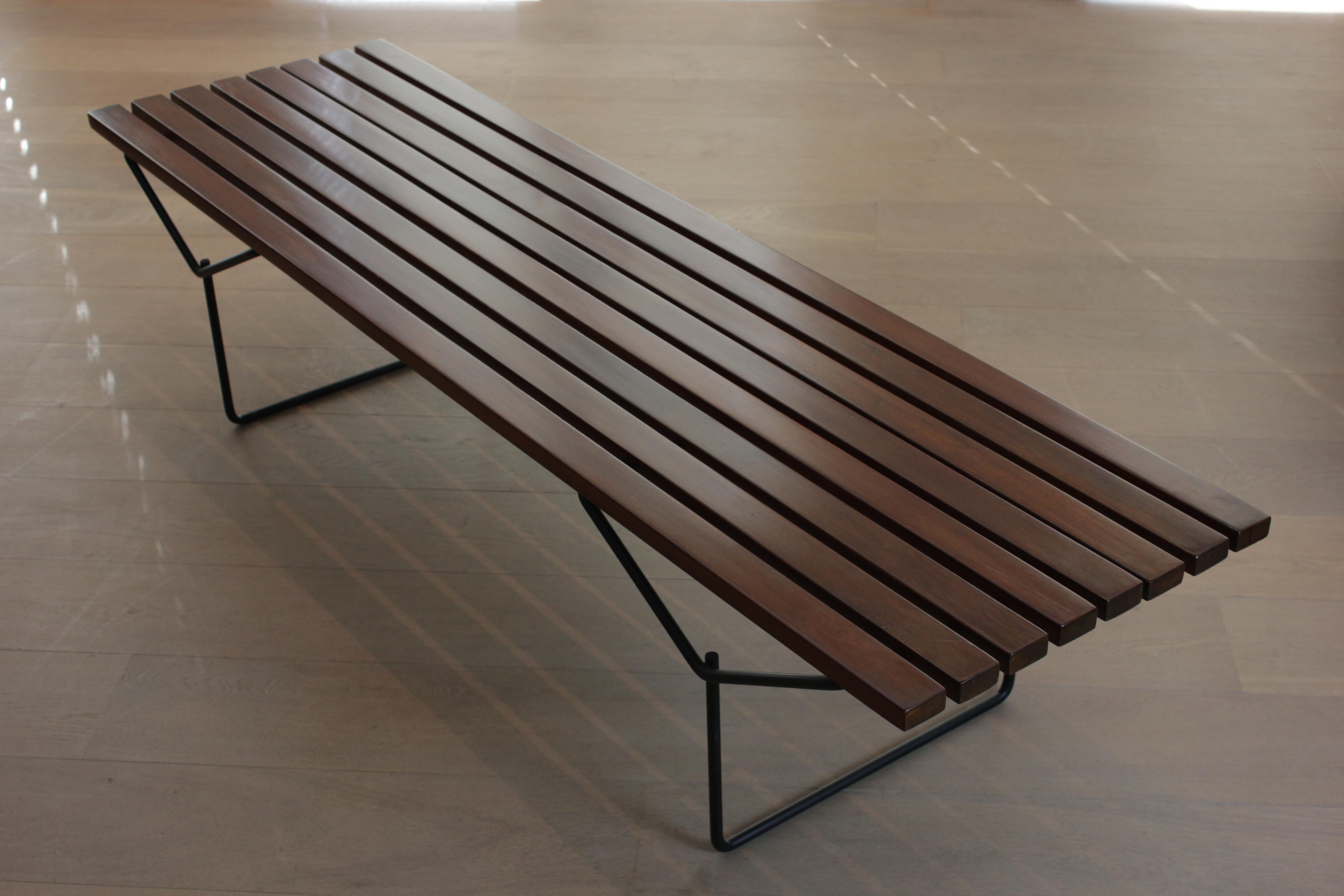 Mid 20th Century Modern Model 400 Bench by Harry Bertoia for Knoll  For Sale 2