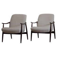 Paire de fauteuils modernes du milieu du 20e siècle par Ingmar Relling pour Westnofa, 1960s
