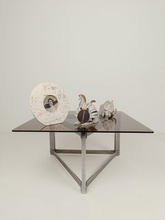 Cadre moderne du milieu du 20e siècle en marbre travertin par Fratelli Mannelli