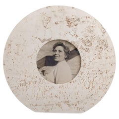 Moderner Bilderrahmen aus Travertinmarmor von Fratelli Mannelli aus der Mitte des 20. Jahrhunderts