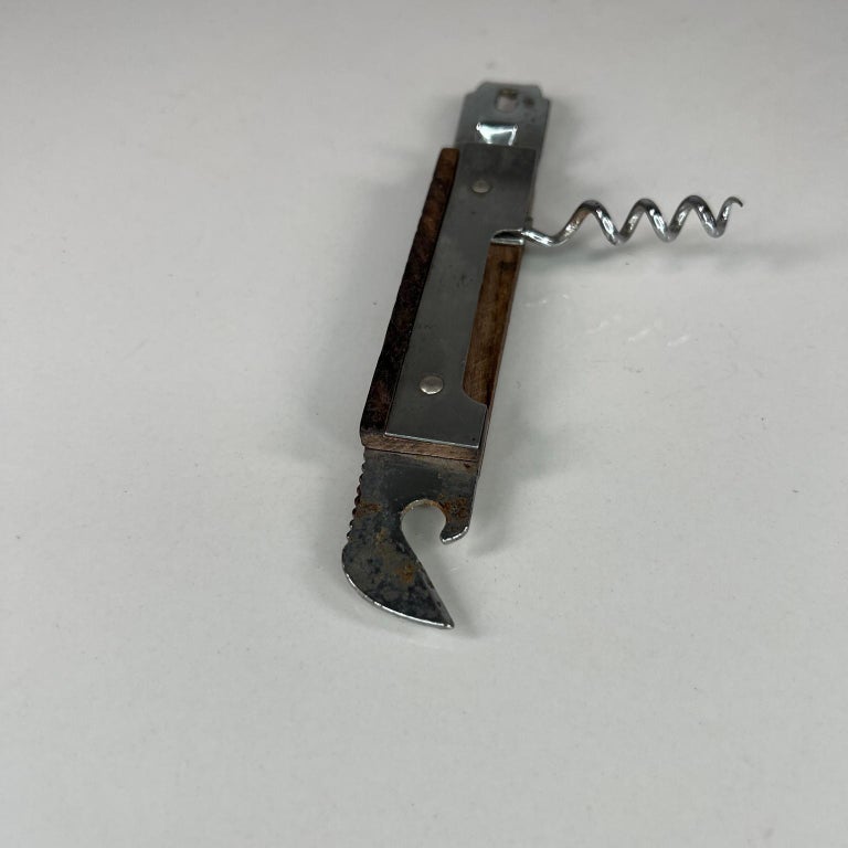 Mid 20th Century Modern Vintage Wood Wine Bottle Opener Japan For Sale at 1stDibs