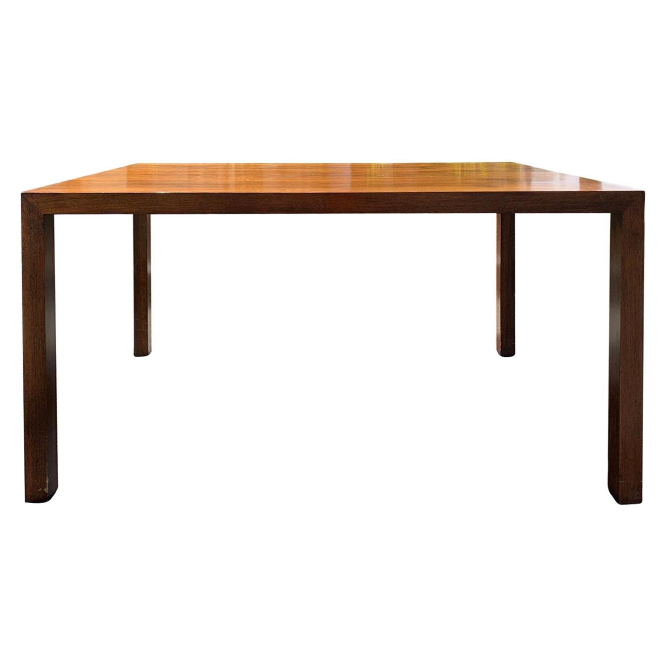 Mid-20th Century Modern Wood Dining Table in the Style of Wormly for Dunbar For Sale