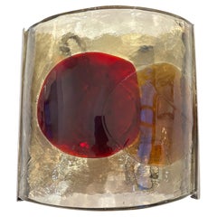 Applique en verre d'art moderniste du milieu du 20e siècle par Fulvio Bianconi pour Venini.