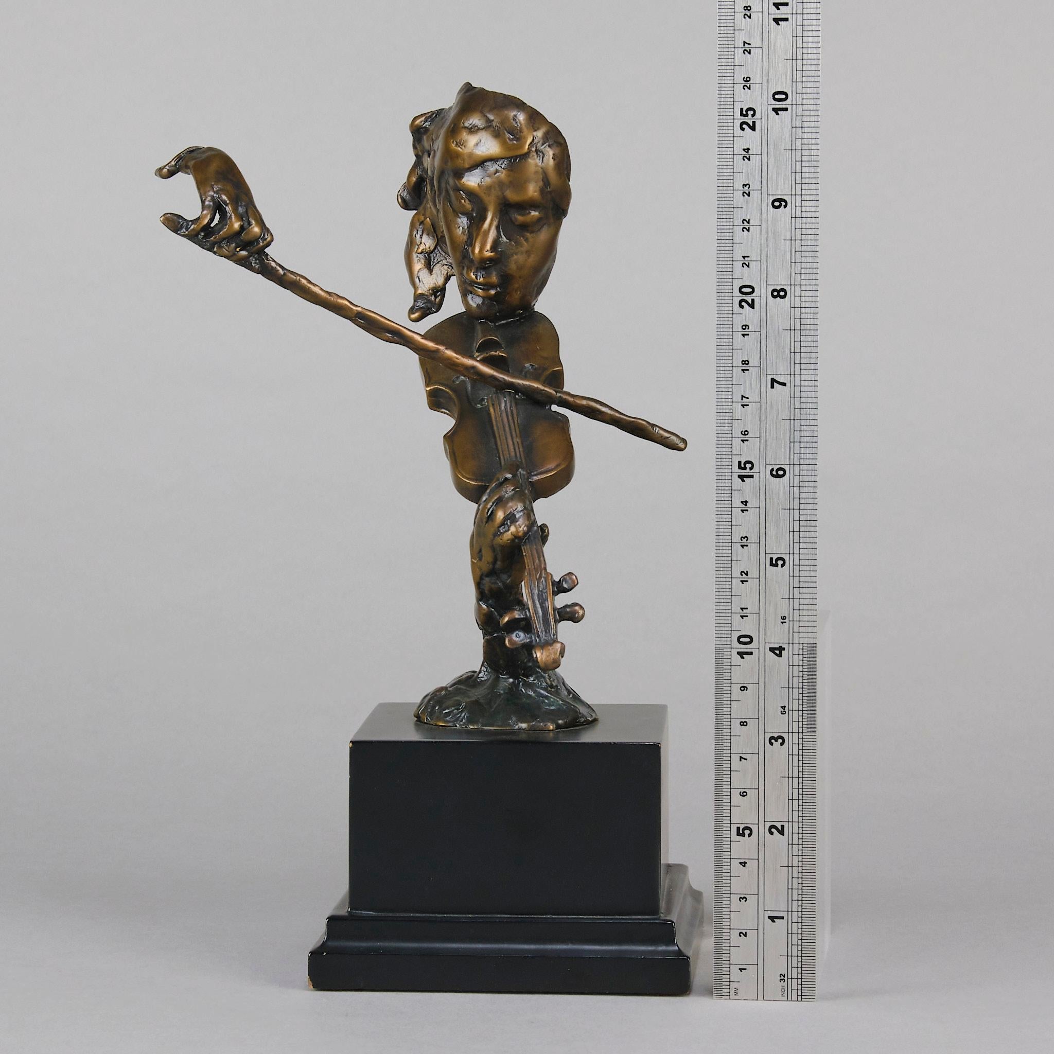 Mid 20th Century Modernist Bronze entitled 