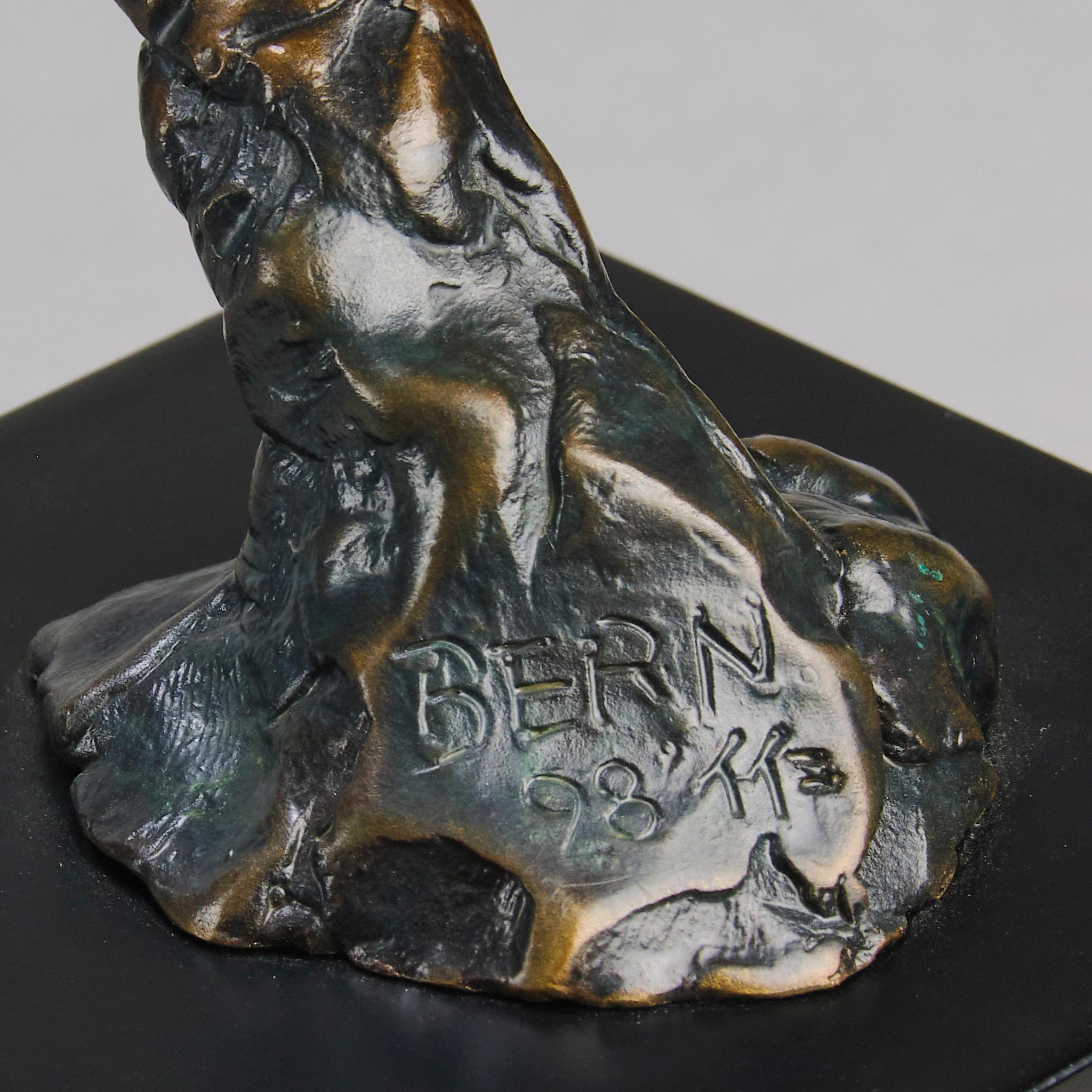 Mid 20th Century Modernist Bronze entitled 