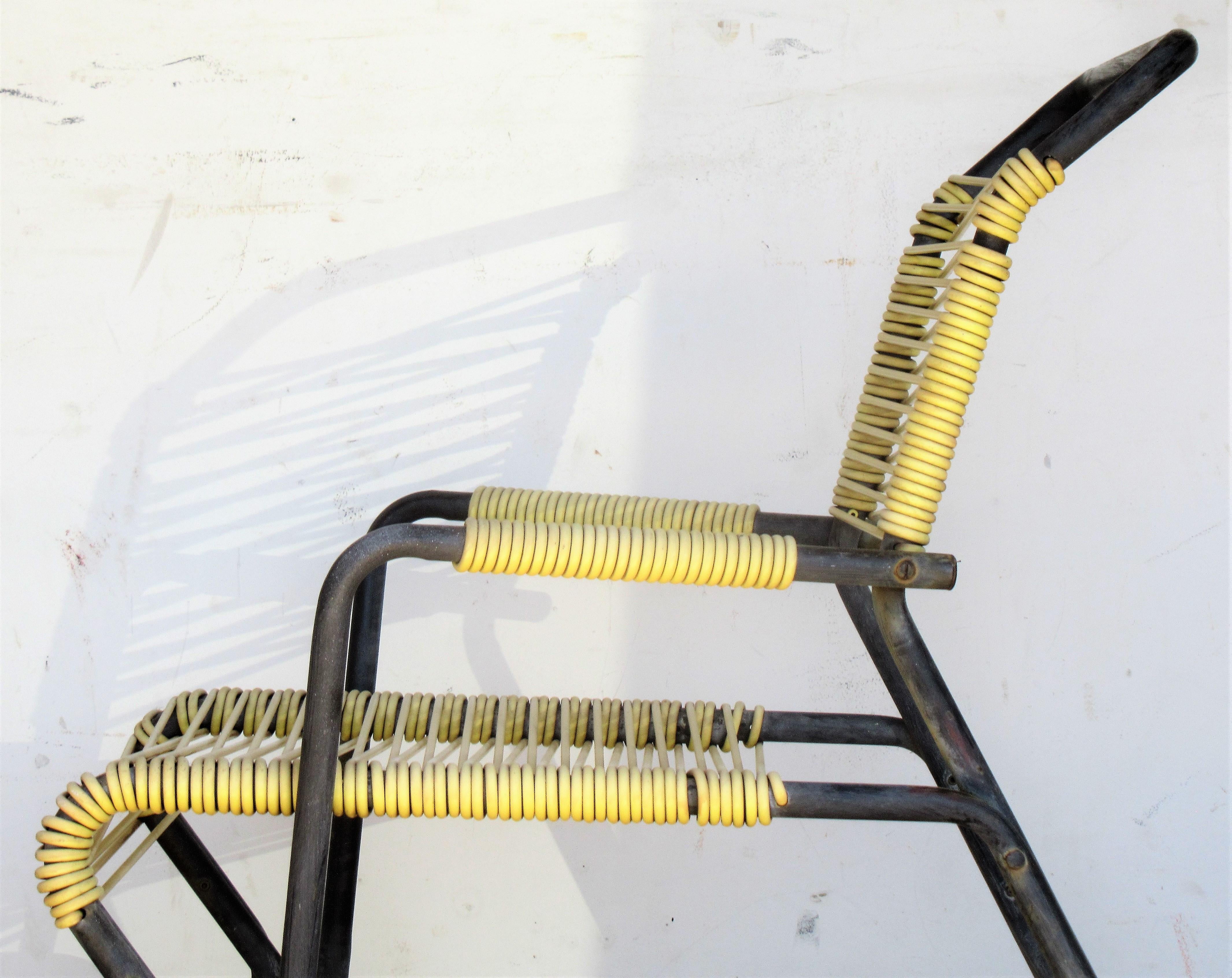 20th Century Iron Patio Chairs by Surf Line