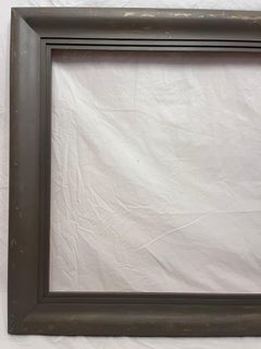 Mid 20th Century Modernist Style Grey Paint Finished Picture Frame 32 x 26