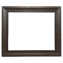 Used Mid 20th Century Modernist Style Grey Paint Finished Picture Frame 32 x 26