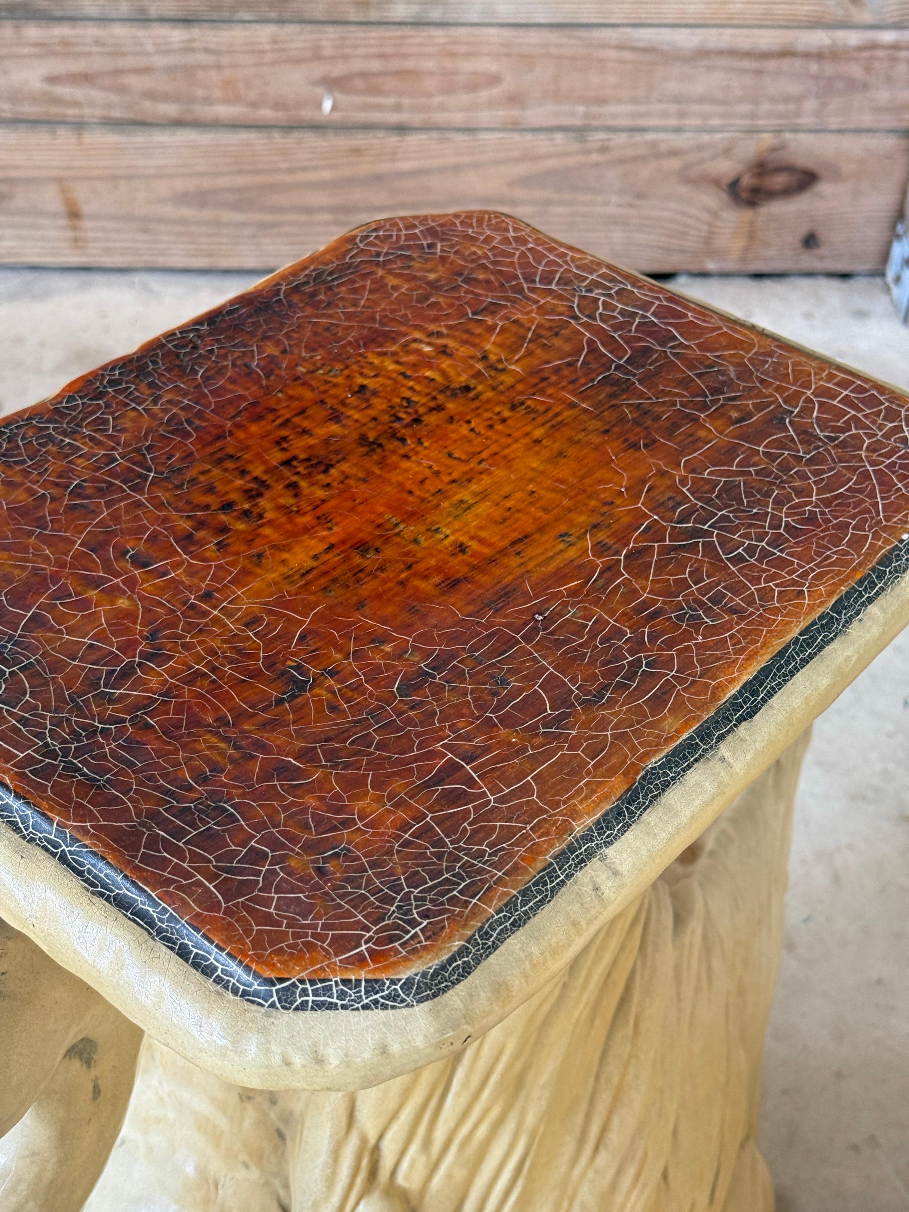 Mid-20th Century Monumental Cast Resin Swan Side Tables or Sculptures For Sale 4