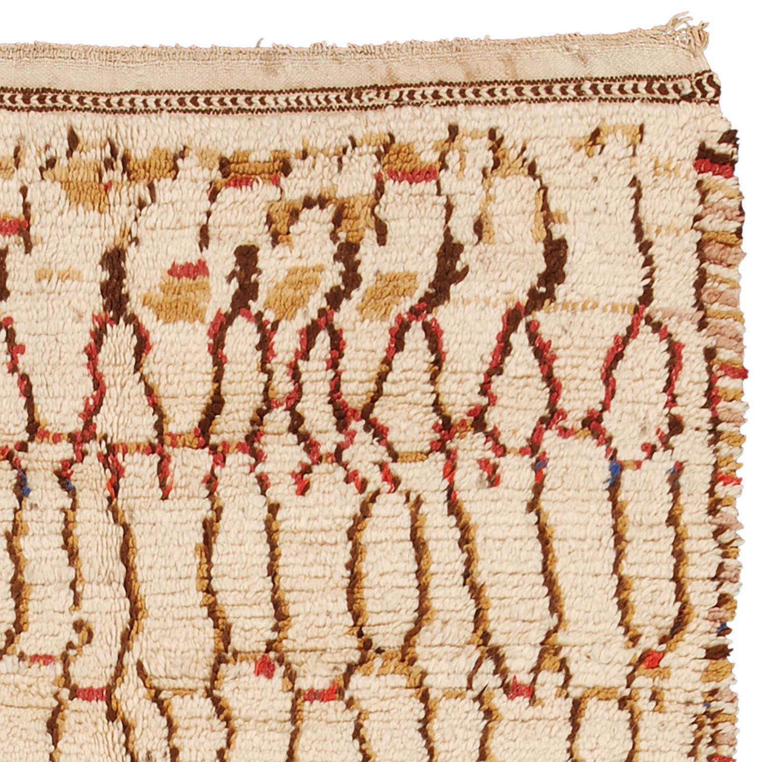 Alfombra Azilal marroquí de mediados del siglo XX Tribal en venta