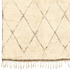Mid-20th Century Moroccan Beni Ouarain Carpet