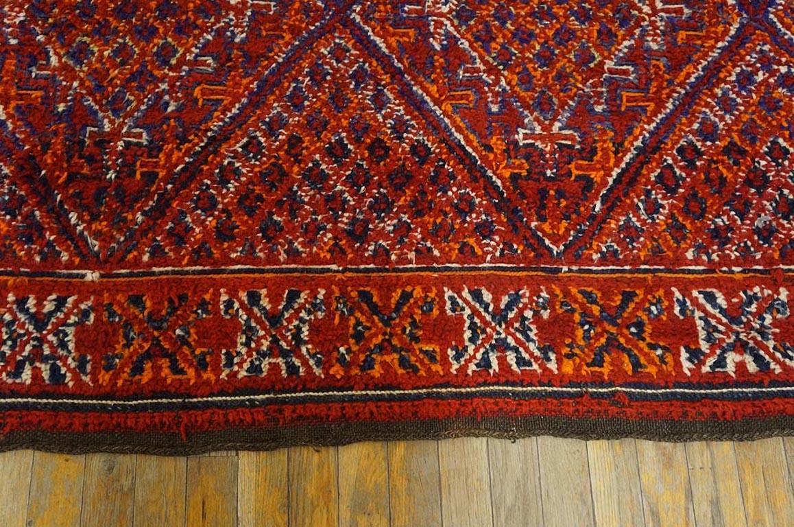 Marokkanischer Teppich aus der Mitte des 20. Jahrhunderts ( 5'9