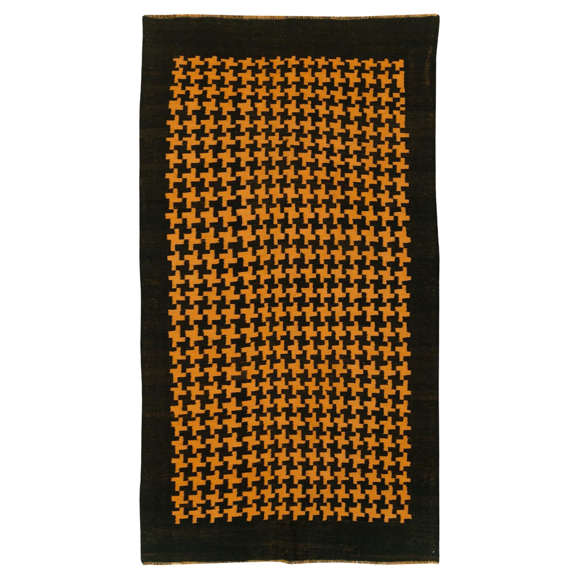 Tappeto marocchino a trama piatta Rug & Kilim della metà del XX secolo