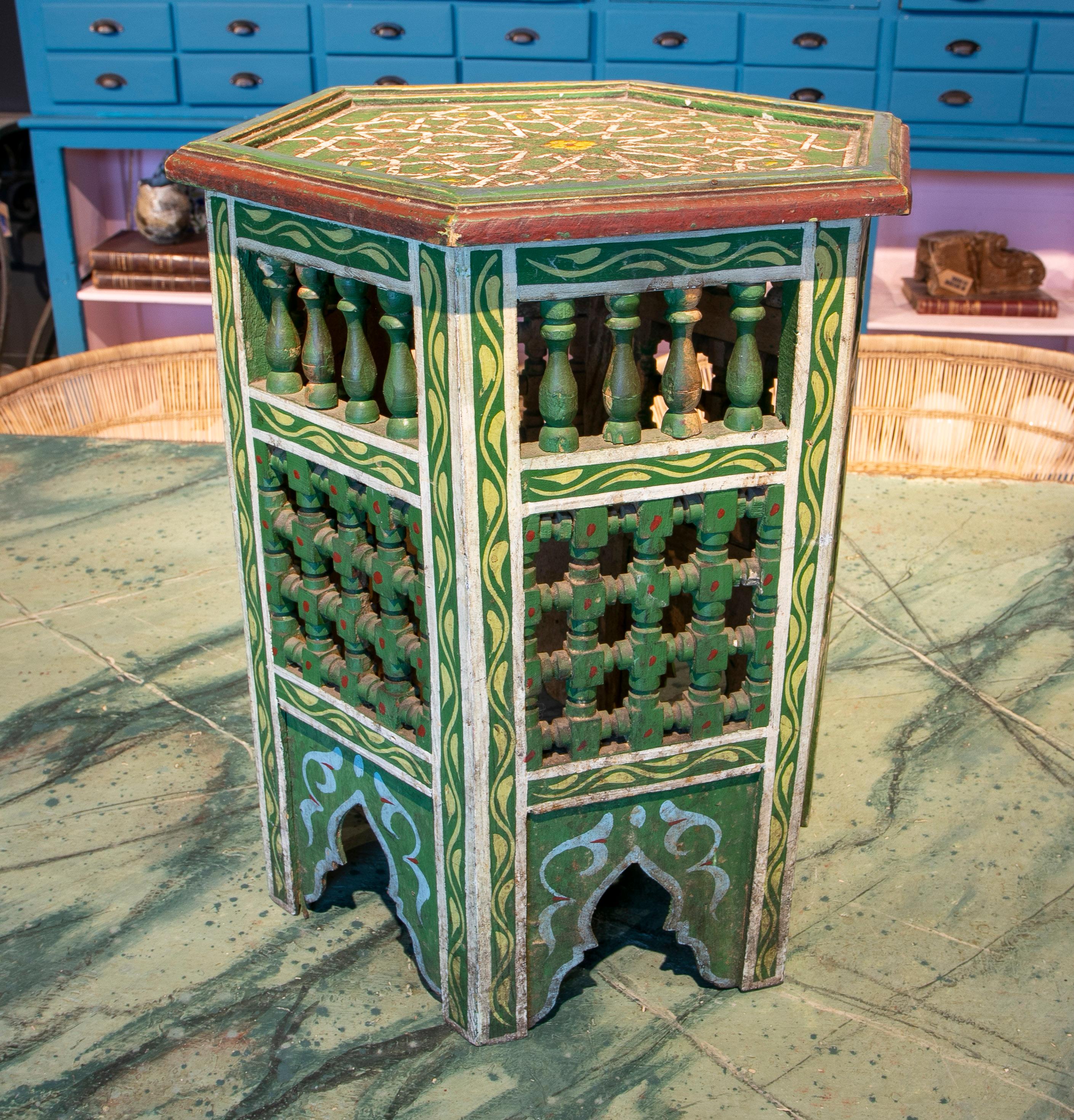 small moroccan table