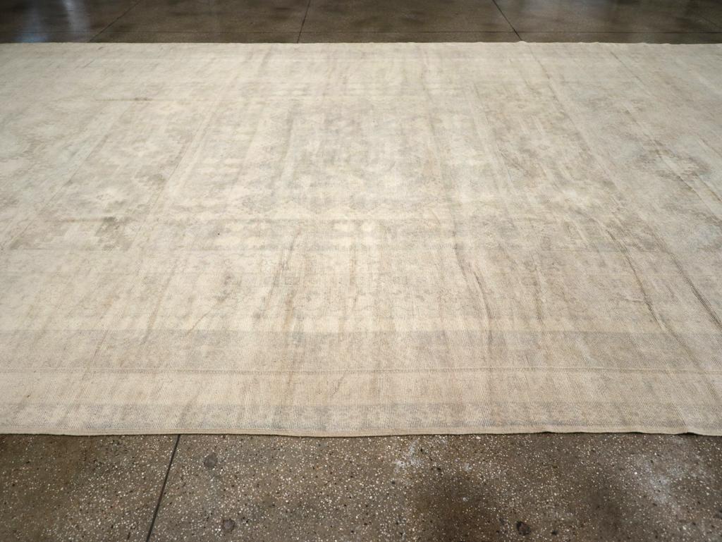 Mid-20th Century Moroccan Oversize Carpet In Excellent Condition For Sale In New York, NY