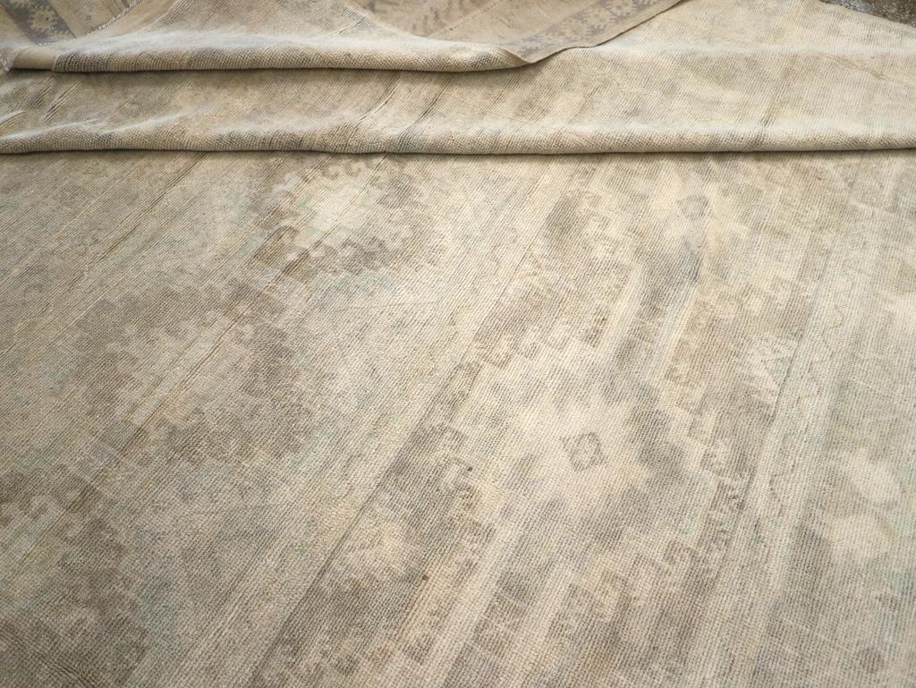 Mid-20th Century Moroccan Oversize Carpet For Sale 3