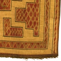 Marokkanische Tuareg-Matte aus der Mitte des 20.