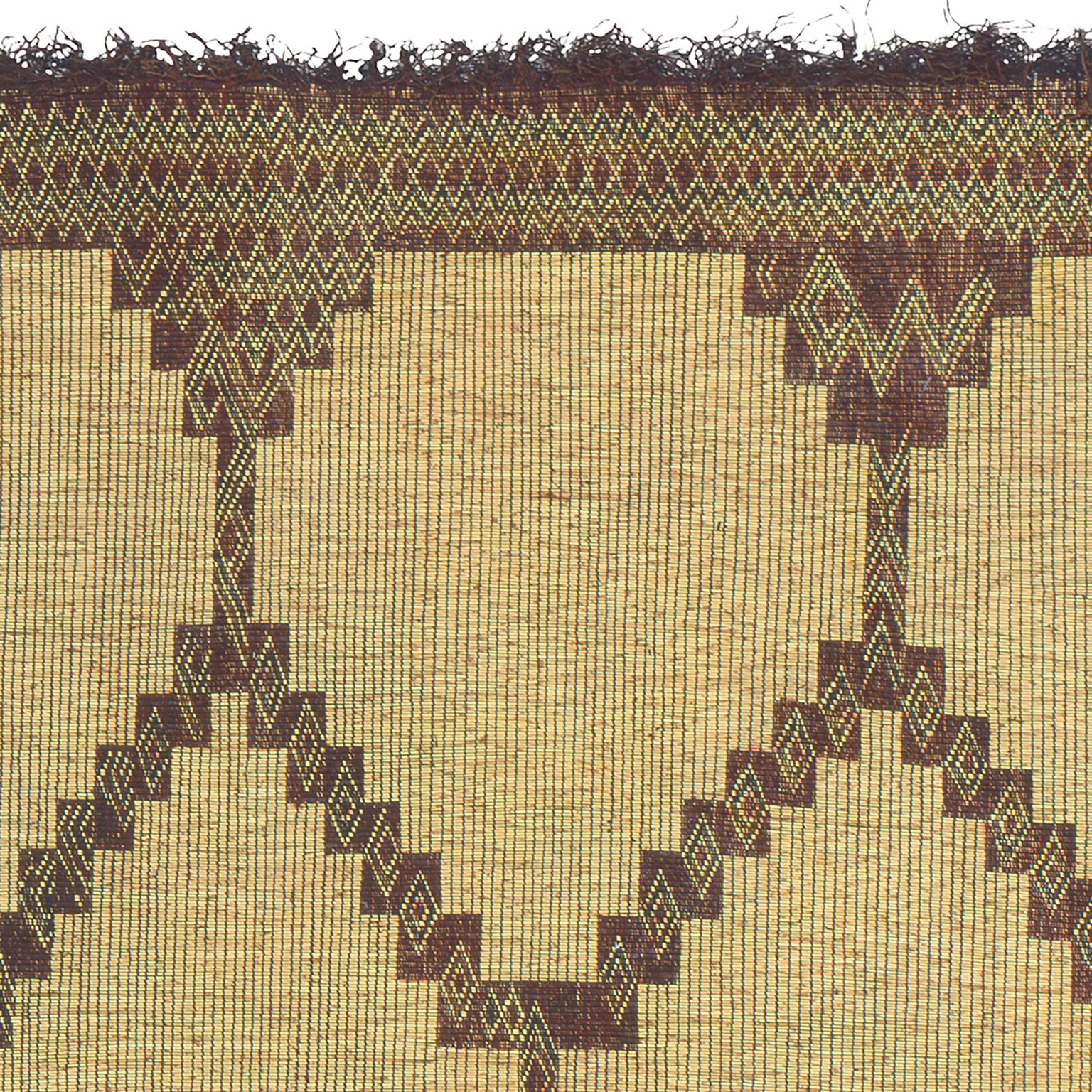 Hand-Woven Mid-20th Century Moroccan Tuareg Mat For Sale