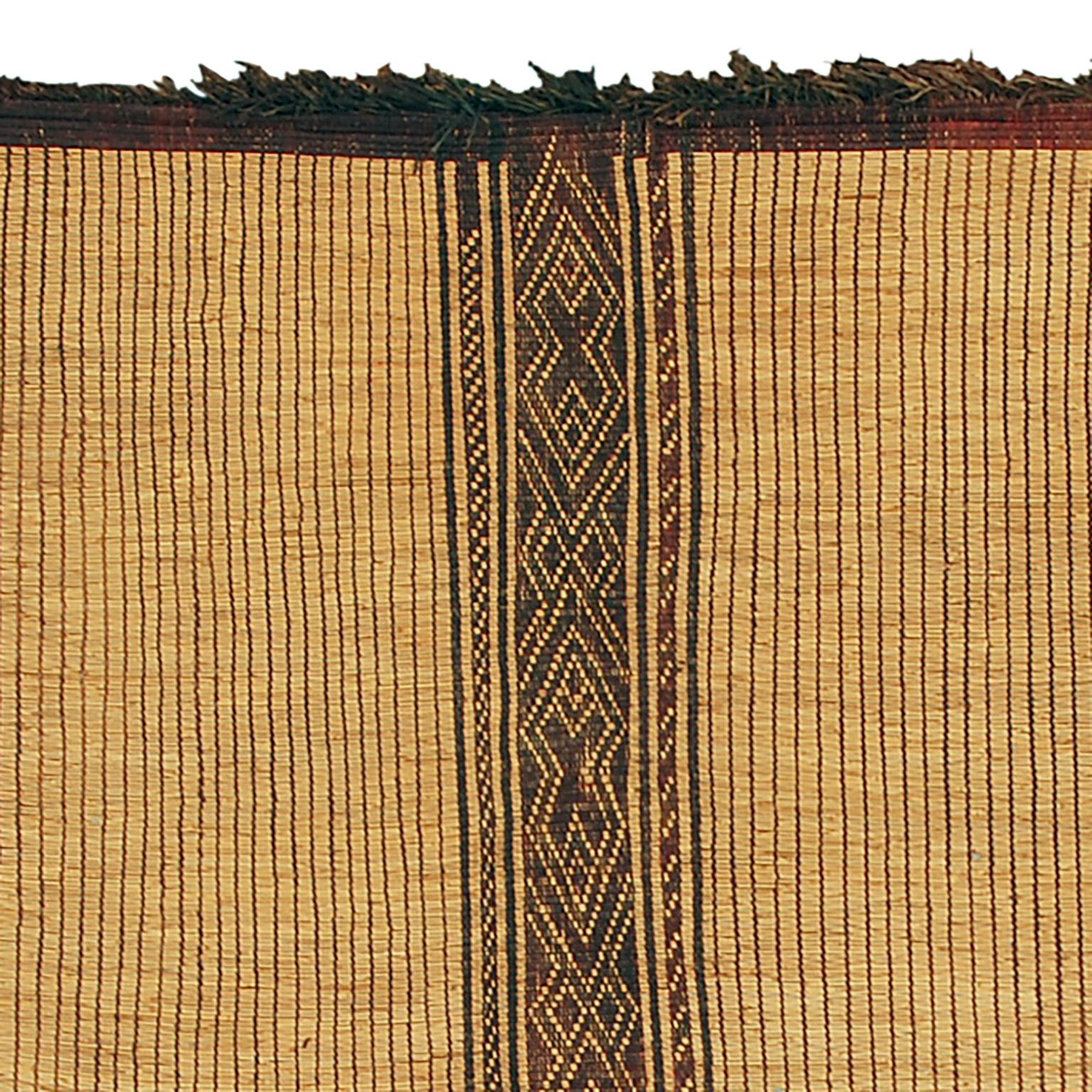 Hand-Woven Mid-20th Century Moroccan Tuareg Mat For Sale