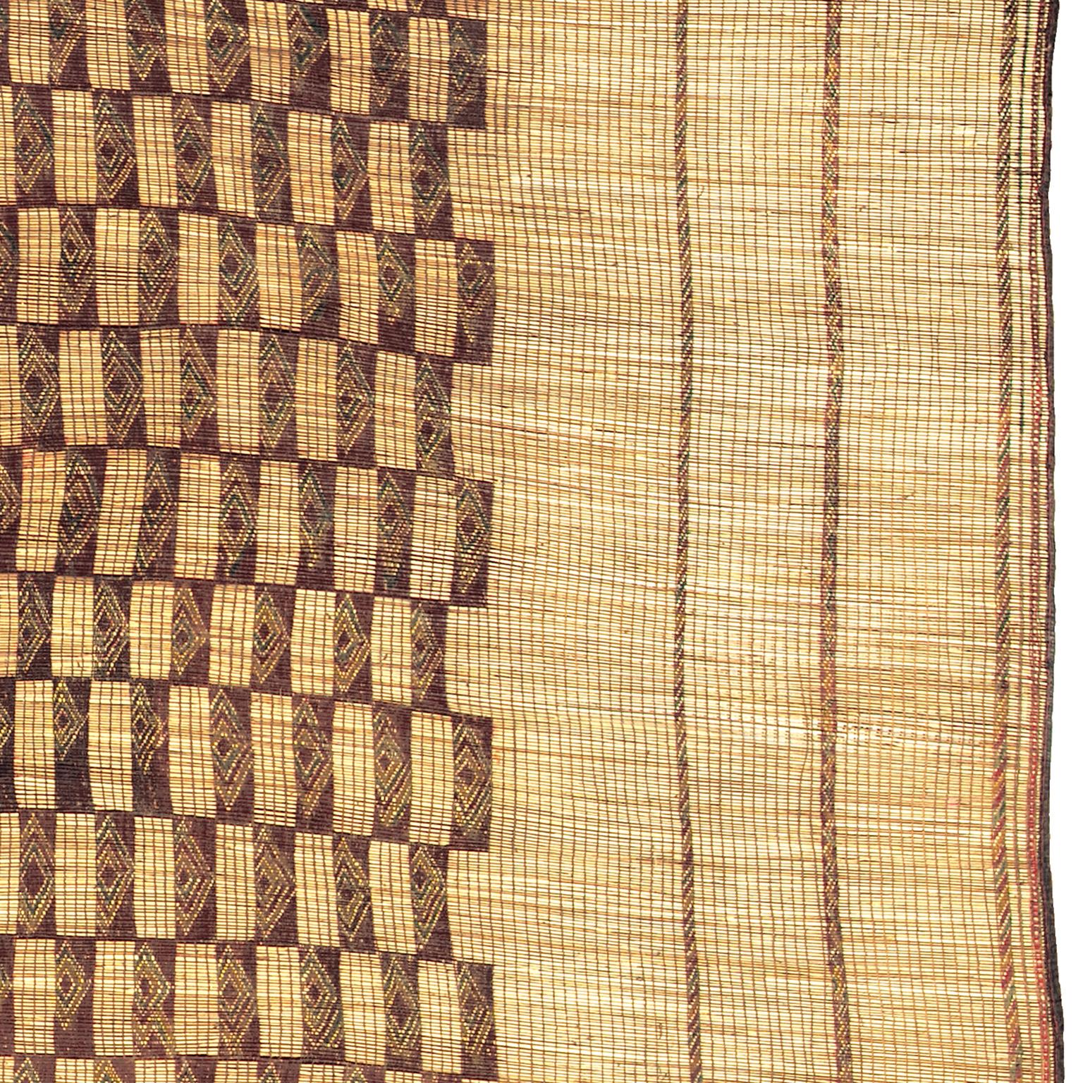 Hand-Woven Mid-20th Century Moroccan Tuareg Mat For Sale