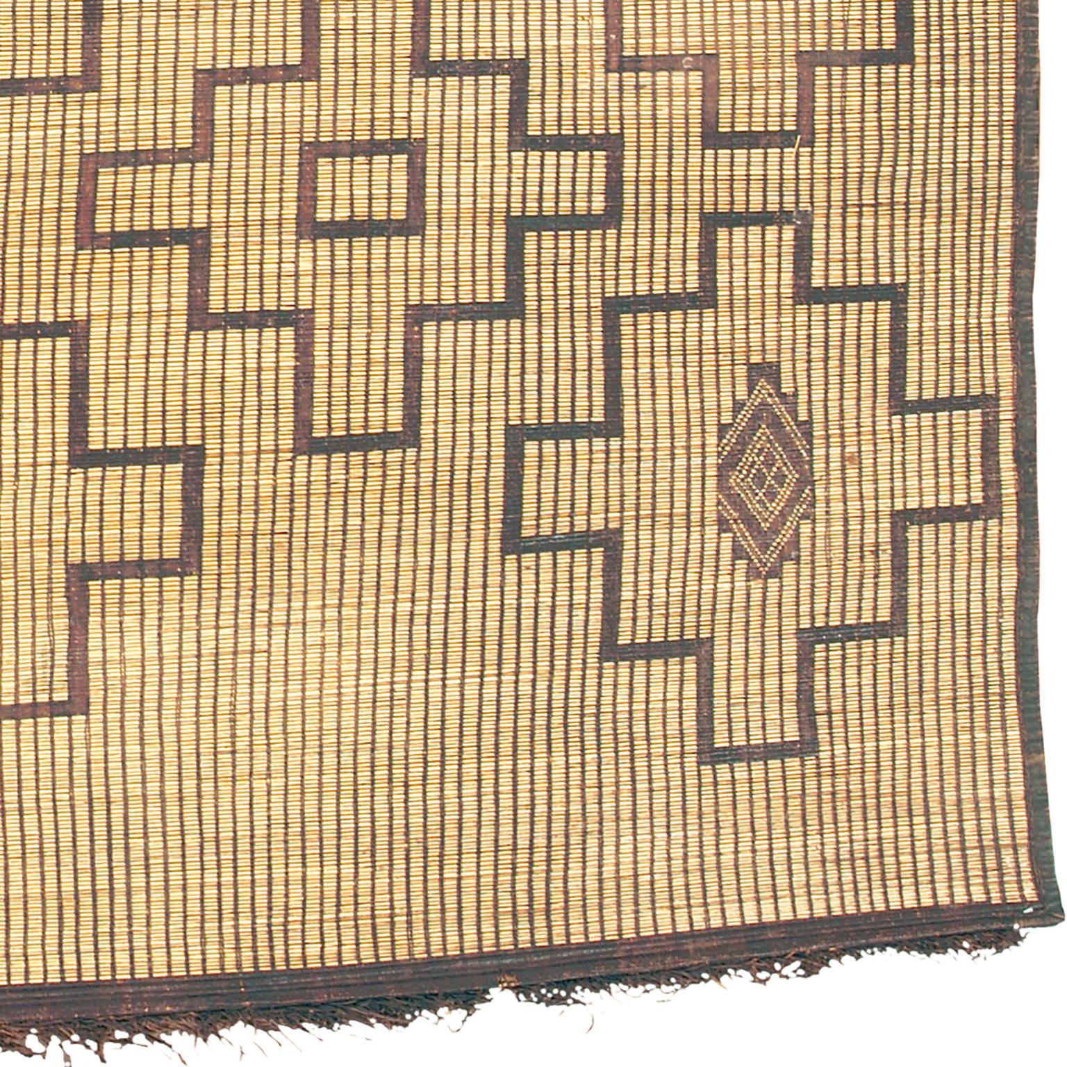 Mid-20th Century Moroccan Tuareg Mat In Good Condition For Sale In New York, NY